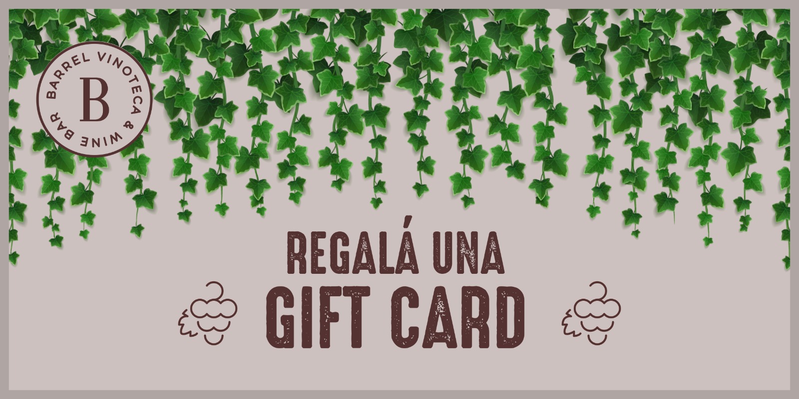 REGALA UNA GIFTCARD